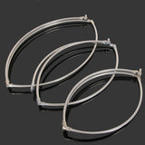 Maxbell Maxbell Stainless Steel Folding Fishing Net Brail Head Round Dipnet Tackle Tool 40cm