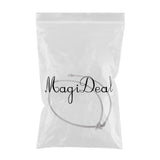 Maxbell Maxbell Stainless Steel Folding Fishing Net Brail Head Round Dipnet Tackle Tool 40cm