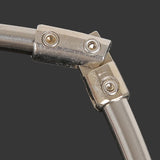 Maxbell Maxbell Stainless Steel Folding Fishing Net Brail Head Round Dipnet Tackle Tool 35cm