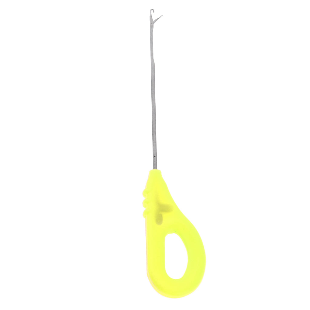 Maxbell Maxbell Portable Carp Fishing Splicing Needle Baiting Hook Drill Rig Tools Yellow