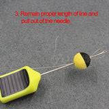 Maxbell Maxbell Fishing Bait Needle Splicing Needle Baiting Hook Drill Rig Tools Orange