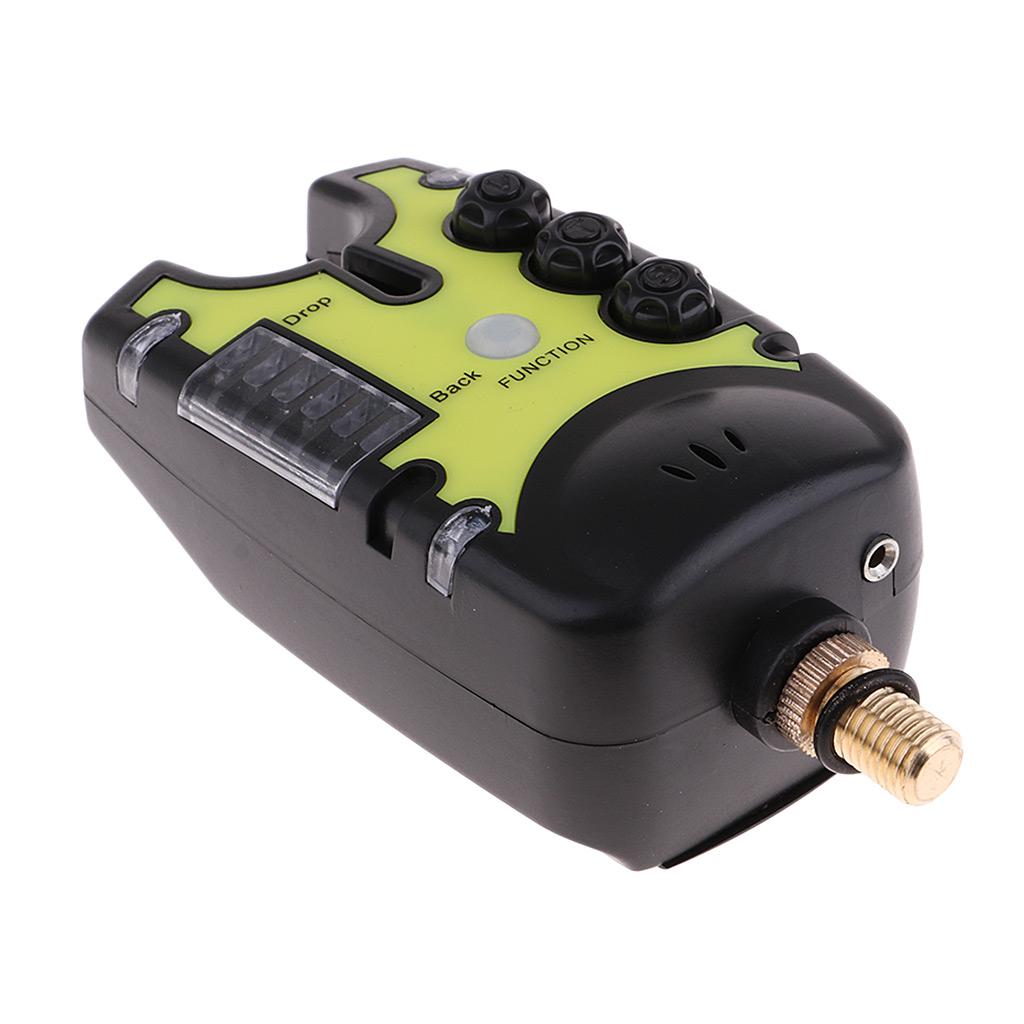 Maxbell Maxbell Fishing Bite Alarm for Pole Rod Adjustable Tone Volume Sensitivity Yellow