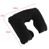 Maxbell Maxbell 3in1 Travel Office Set Sleeping Eye Mask Patch Pillow Ear Plugs Black