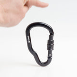 Maxbell Maxbell 25KN Safety Climbing Carabiner Screw Lock for Mountaineer Hiking Rappelling