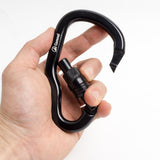 Maxbell Maxbell 25KN Safety Climbing Carabiner Screw Lock for Mountaineer Hiking Rappelling