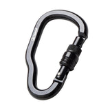 Maxbell Maxbell 25KN Safety Climbing Carabiner Screw Lock for Mountaineer Hiking Rappelling