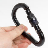 Maxbell Maxbell 25KN Safety Climbing Carabiner Screw Lock for Mountaineer Hiking Rappelling