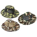 Maxbell Summer Sun Hat Camouflage Fishing Hat UV Protect Boonie Cap for Men  Type 1
