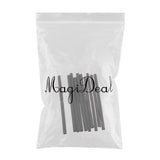 Maxbell Maxbell 10 Pieces Heat Shrink Tubing Tube Sleeving Wrap Wire Cable Kit 2.5mm Black