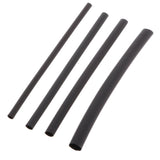 Maxbell Maxbell 10 Pieces Heat Shrink Tubing Tube Sleeving Wrap Wire Cable Kit 2.5mm Black