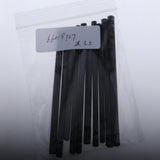 Maxbell Maxbell 10 Pieces Heat Shrink Tubing Tube Sleeving Wrap Wire Cable Kit 3.5mm Black