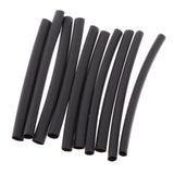 Maxbell Maxbell 10 Pieces Heat Shrink Tubing Tube Sleeving Wrap Wire Cable Kit 6mm Black