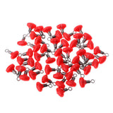 Maxbell Maxbell Fishing Swivels Double Hole Line Sinker Hook Connector Red 7x12mm
