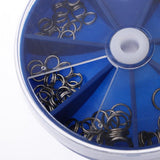 Maxbell Maxbell 115PCs Stainless Split Ring Fishing Lure Bait Connector Double Circle 7cm
