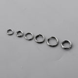 Maxbell Maxbell 115PCs Stainless Split Ring Fishing Lure Bait Connector Double Circle 7cm