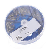Maxbell Maxbell 115PCs Stainless Split Ring Fishing Lure Bait Connector Double Circle 7cm