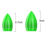 Maxbell 2x2 Pieces Floating Sbirolino Spirolino Bombarda Trout Pose Floats White 4.3g