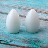 Maxbell 2x2 Pieces Floating Sbirolino Spirolino Bombarda Trout Pose Floats White 4.3g