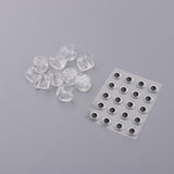 Maxbell Maxbell 20pcs 3D Fly Tying Jigs Crafts Doll Fishing Lure Eyes 10pcs Fishing Head 8mm Eyes+10mm Head
