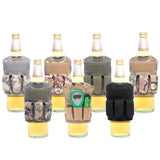 Maxbell Maxbell Mini Vest Style Beer Sleeve Cans Holder Water Bottles Tool Bag Green