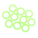Maxbell 3x10 Pieces/Pack Silicone Luminous Ring Night Fishing Tent Nail Safety Signs L