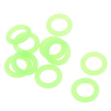 Maxbell 2x10 Pieces/Pack Silicone Luminous Ring Night Fishing Tent Nail Safety Signs L