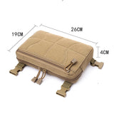 Maxbell Maxbell Multi-Purpose Vest Rig Bag Radios Pocket Chest Harness Pouch Pack Khaki