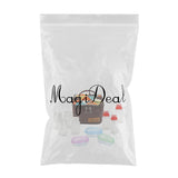 Maxbell 10Pcs/Set BBQ Grilling Spice Jar Condiment Pepper Salt Bottle w/ Storage Bag