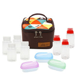 Maxbell Maxbell 10Pcs/Set BBQ Grilling Spice Jar Condiment Pepper Salt Bottle w/ Storage Bag