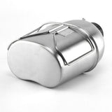 Maxbell Maxbell Outdoor Camping Stainless Steel Military 1L Kettle and 0.6L Water Cup Set