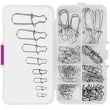 Maxbell 4x100x Fishing Link Clips Quick Change Carp Connector Pin Fishing Tackle Tool