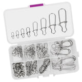 Maxbell 4x100x Fishing Link Clips Quick Change Carp Connector Pin Fishing Tackle Tool