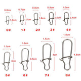 Maxbell 3x100x Fishing Link Clips Quick Change Carp Connector Pin Fishing Tackle Tool