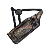 Maxbell 2 Pieces Archery Quiver Backpack Hunting Bag Compound Recurve Bow Holder