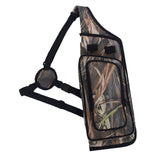 Maxbell 2 Pieces Archery Quiver Backpack Hunting Bag Compound Recurve Bow Holder