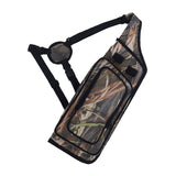 Maxbell 2 Pieces Archery Quiver Backpack Hunting Bag Compound Recurve Bow Holder