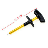 Maxbell Maxbell Fishing Hook Separator Hook Remover Extractor Safety Puller T Shape Gold S