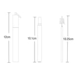 Maxbell Maxbell Collapsible Reusable Drinking Straws Stainless Steel Metal Foldable Straw