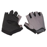 Maxbell Maxbell Non-Slip Sun Block Half Finger Sports Gloves for Outdoor Activities Gray L