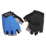 Maxbell Maxbell Non-Slip Sun Block Half Finger Sports Gloves for Outdoor Activities Blue S