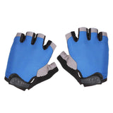 Maxbell Maxbell Non-Slip Sun Block Half Finger Sports Gloves for Outdoor Activities Blue S