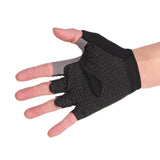 Maxbell Maxbell Non-Slip Sun Block Half Finger Sports Gloves for Outdoor Activities Blue S