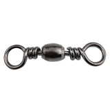 Maxbell Maxbell 100 Pieces Rolling Barrel Swivels Bearing Hook Ring Fishing Accessories 14mm