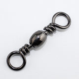 Maxbell Maxbell 100 Pieces Rolling Barrel Swivels Bearing Hook Ring Fishing Accessories 14mm