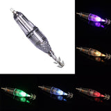 Maxbell 3 Pieces Luminous Octopus Squid Jig Hook 12cm Saltwater Fishing Lure Bait