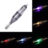 Maxbell 4 Pieces Luminous Octopus Squid Jig Hook 12cm Saltwater Fishing Lure Bait
