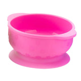 Maxbell Maxbell Solid Color Food-Grade Silicone Baby Bowls with Suction Cup Base 280ml Pink