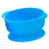 Maxbell 2pcs Solid Color Food-Grade Silicone Baby Bowls with Suction Cup Base 280ml