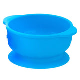 Maxbell 2pcs Solid Color Food-Grade Silicone Baby Bowls with Suction Cup Base 280ml