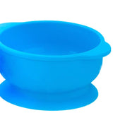 Maxbell 2pcs Solid Color Food-Grade Silicone Baby Bowls with Suction Cup Base 280ml
